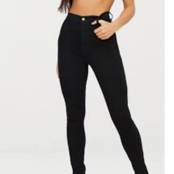 Rise Stretch Black Skinny Jeans | Poshmark